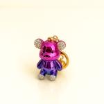 Pink & Purple Crystal Bear